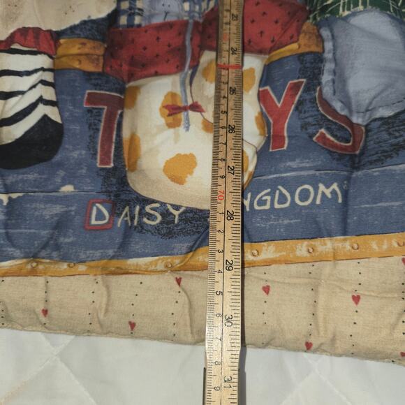 Vtg Daisy Kingdom Nusery Seat Padded Cushion Rocking Chair Glider Quilted Toys - Picture 10 of 12